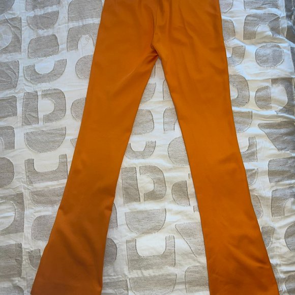 Gorgeous Versace High_Wasted Orange Trousers Brand New With Tag. Fits like US XS - Picture 6 of 7